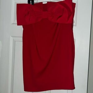 NWT Express Red Bow Dress, Size XL